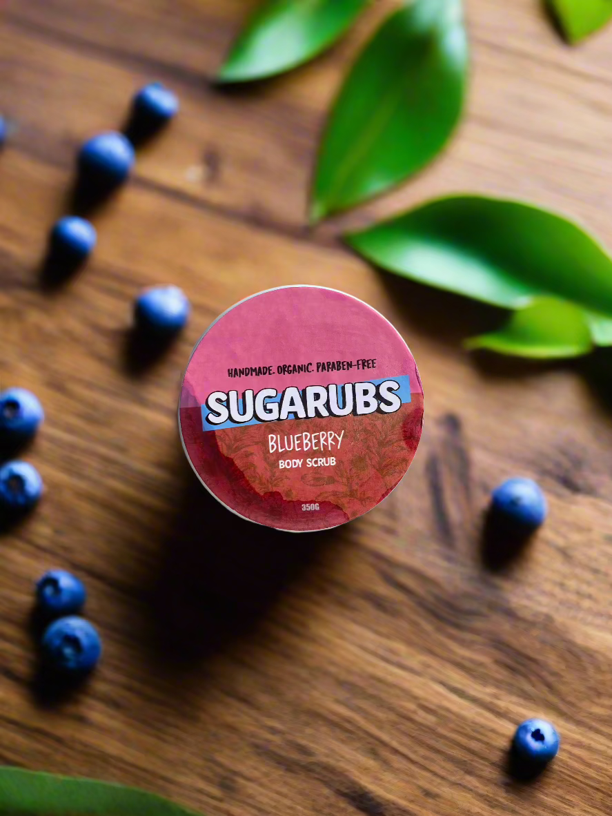 Sour Blue Raspberry Scrub Blueberry Body Scrub – My Store